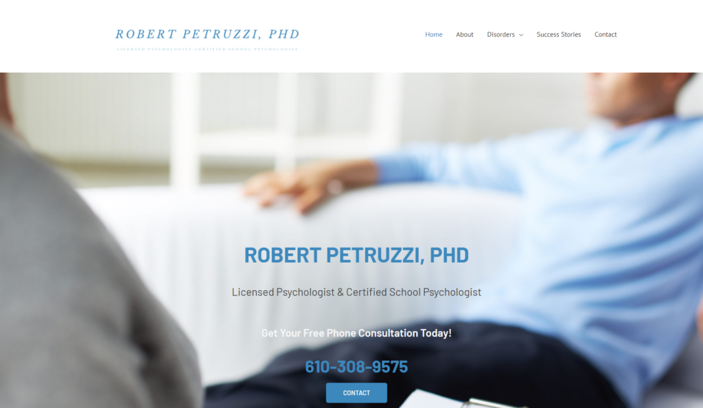 New Website Design & Local Presence - Therapy Practice